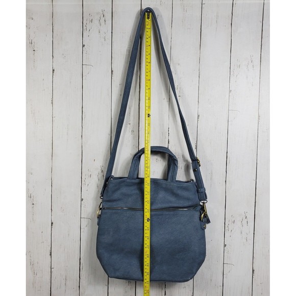 Antik Kraft Handbag Purse Blue Vegan Leather - Picture 4 of 16